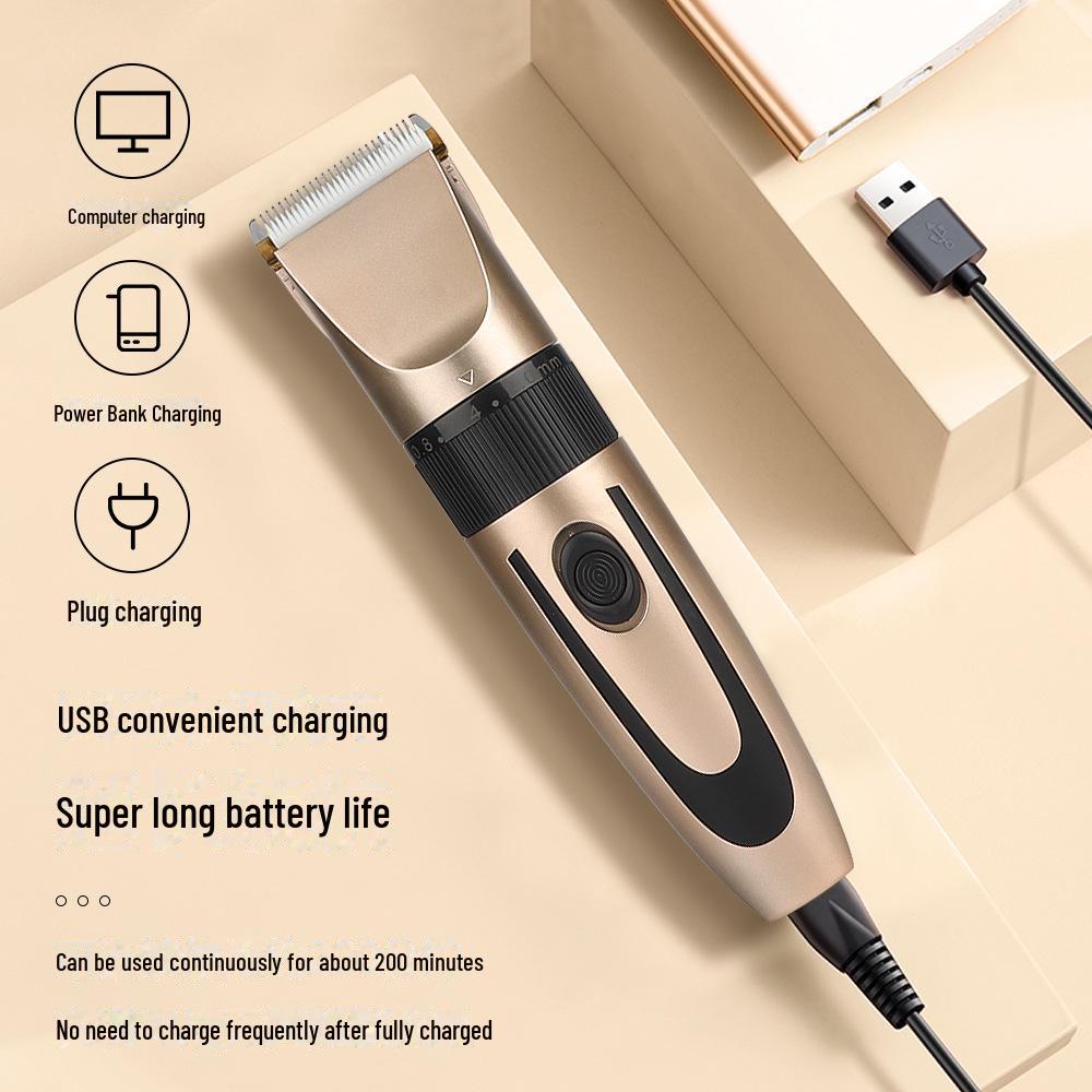 Electric Hair Clipper for Infants with Ceramic Blade - Household Spot Five-Speed Fine-Tuning Clipper for Young Children