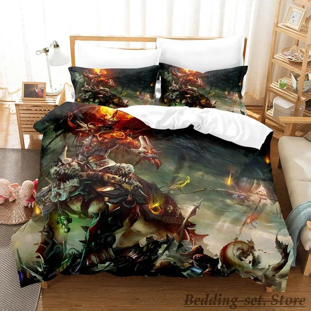 Comfortable Anime Print Bedding Set With Duvet Cover And Pillowcases Single Twin Full Queen King Sizes For All Ages