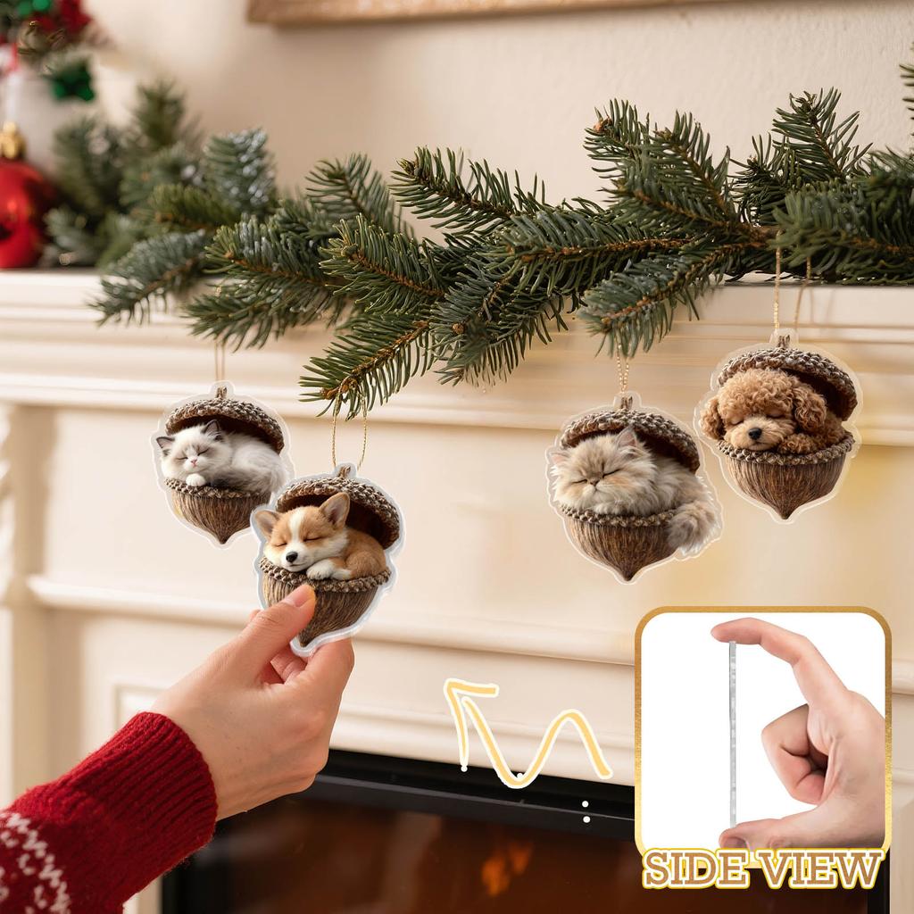 Pandantiv Decor de Crăciun Brad de Crăciun Brad de Crăciun și Decorațiune Cutie de Cadou