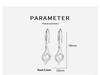 S925 Sterling Silver Baguette Pearl Dangle Earrings for Women - High-End Fashionable Water Drop Slimming Design (2026)