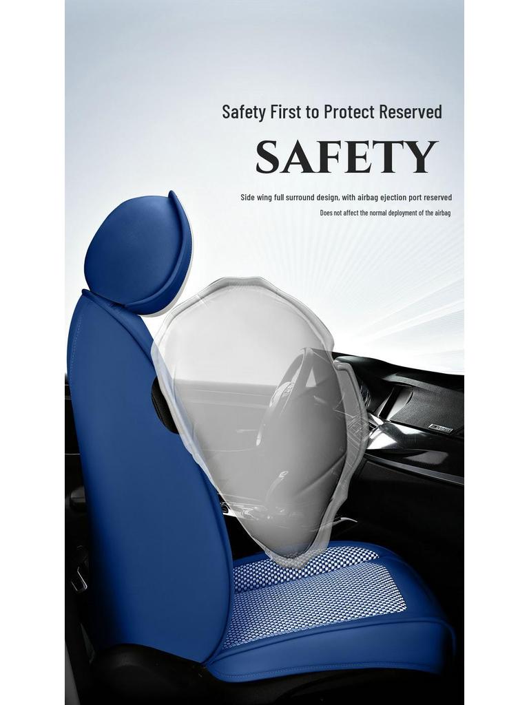 Bestune Cartoon Car Seat Cushion: Universal Leather-Linen Wrap for All Seasons