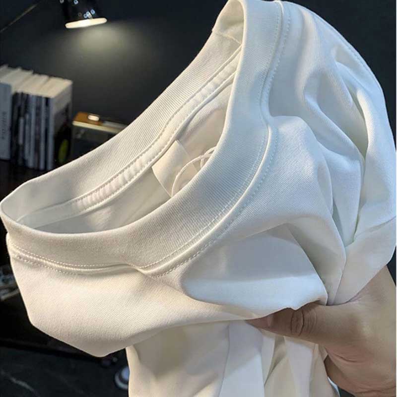 T-Shirt Damen Baumwolle Sommer Lässig Große Größe Locker Rundhals Pullover Kurzärmelige Oberteile