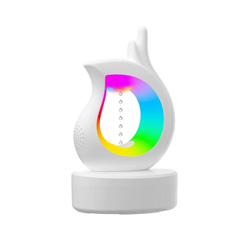 1Pc New Creative Little Dolphin Anti-gravity Humidifier, Desktop Bluetooth Audio, Colorful LED Lights, Ultrasonic Humidifier