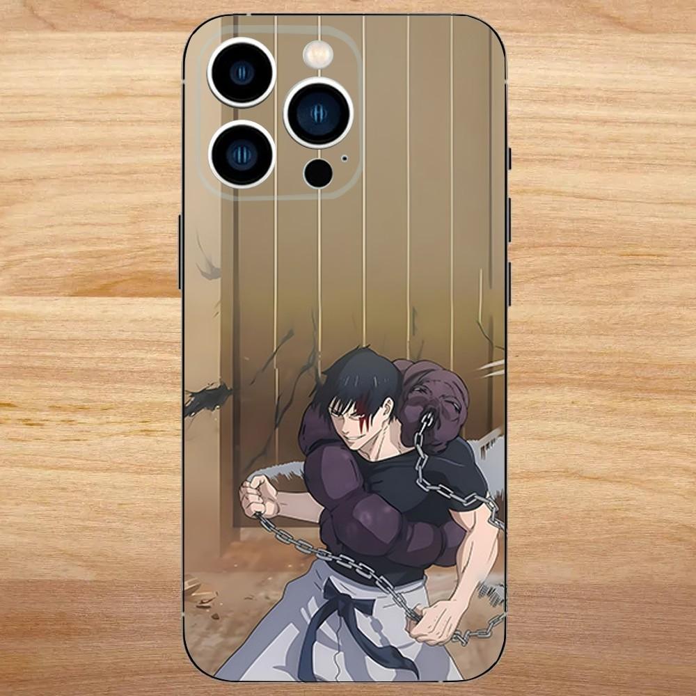 Toji Fushiguro Jujutsu K-Kaisen Phone Case For iPhone 16,15,14,13,12,11,Mini,Pro,SE,MAX White Matte Shockproof Cover