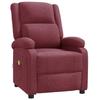 VidaXL Massage Chair Bordeaux Red Fabric 342430