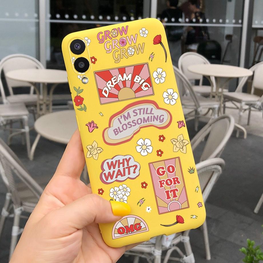For Samsung Galaxy A02 A02S M02 M02S F02S Case Flower Silicone Soft TPU Back Cover For Samsung A02  A02s A025F A 02 s Phone Case