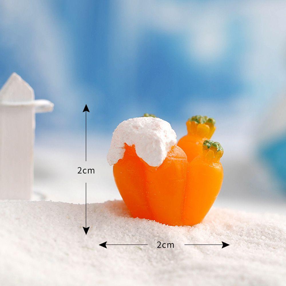 Garden DIY Garden Ornament Miniature Snowman Bunny Micro Landscaping Snow Scene Rabbit Figurine