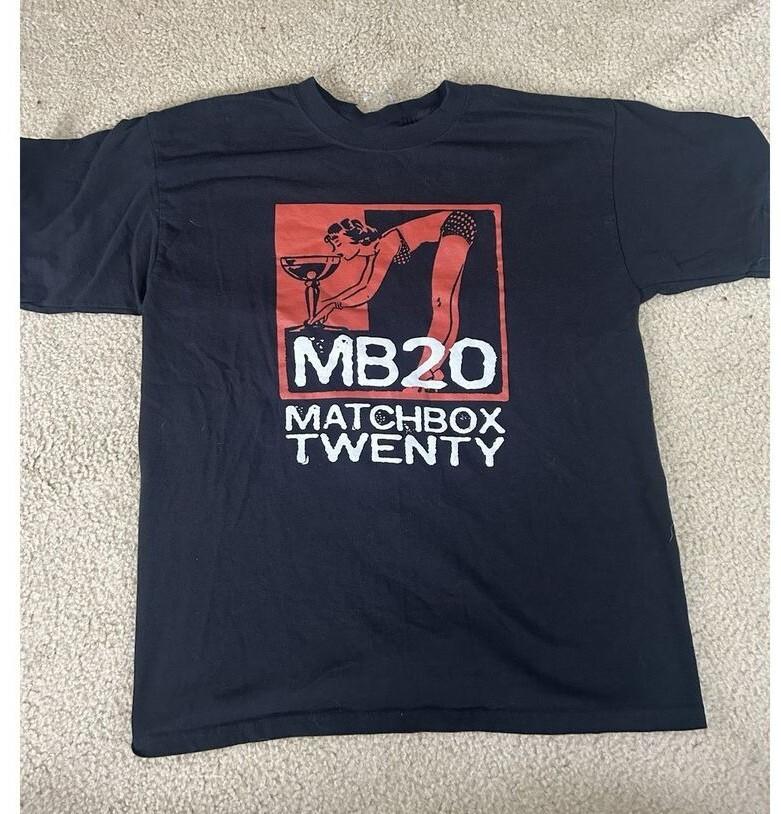 Редкая футболка Matchbox Twenty Хлопок Размер S до 5XL Взрослая Унисекс Футболка XXL