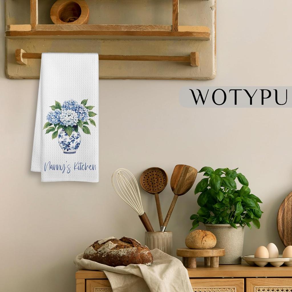 Nana Gifts Kitchen Towels, Nana Grandmother Gifts for Birthday Dish Tea Towels for Kitchen, Grandma Gifts Decorative Hand Towel, 16x24 Inch