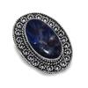 Sodalite Gemstone Handmade 925 Sterling Silver Gift Jewelry Ring Size 10 c1e44