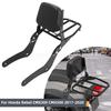 Motorcycle Rear Sissy Bar Backrest For Honda Rebel CMX 300 500 CMX500 CMX300 2017-2023 Detachable Passenger Luggage Rack