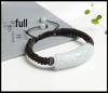 A-Grade Natural Jade Carved Fortune Bracelet with Handwoven Rope - Unisex
