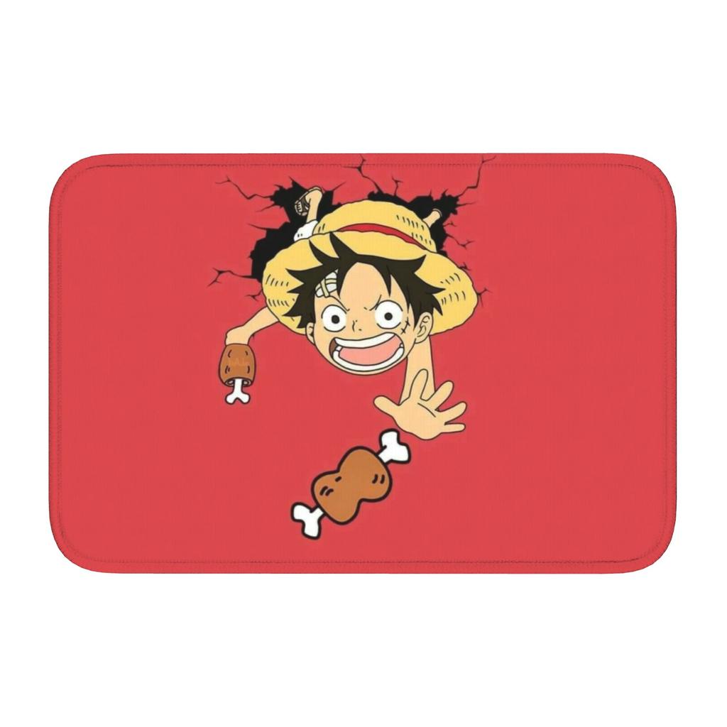 Anime One P-Pieces Front Door Floor Entrance Welcome Mat Outdoor Kitchen Bath Doormat Bedroom Living Room Carpet Rug Footpad