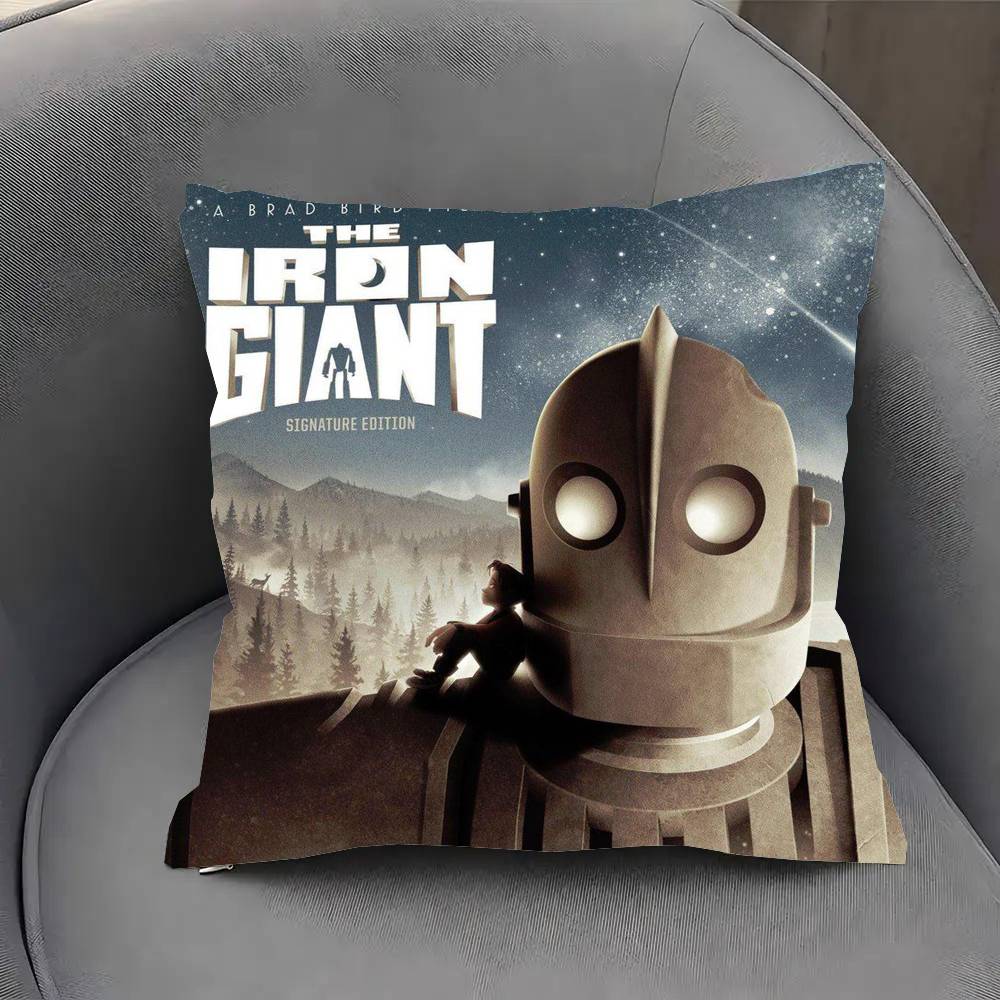 The Iron G-Giant Animated Movie Pillow Case Sofa Cushion Cover Room Home Decoration