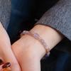 Natural Crystal Bracelet, Amethyst Strawberry Crystal Bracelet. Bangles Women Fashion Jewelry Accessories Gift