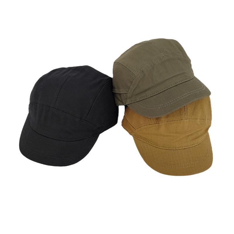 Simple Men'S Short Brim Peaked Cap Summer Thin Outdoor Hat Women Sports Running Solid Color Baseball Cap