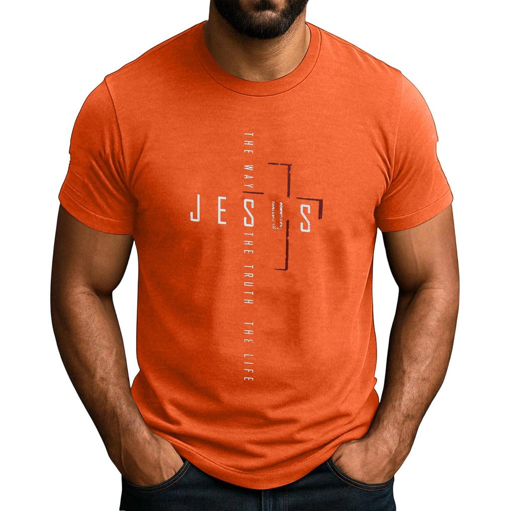 Men's  Popular T,shirt Printed Round Neck Short Sleeve T,shirt
