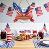 Wooden Hanging Ornament American 250th Anniversary Pendant Eagle Door Sign Patriotic Independence Day