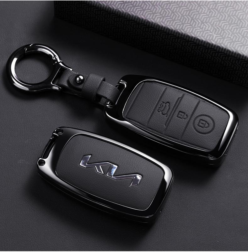 AABFS1 Zinc Alloy Car Key Case Case Shell For Kia RIO 3 Optima Xceed Ceed Sorento 2011 Forte Niro 2023 Soul 2019 EV6 Sportage 4 Stonic
