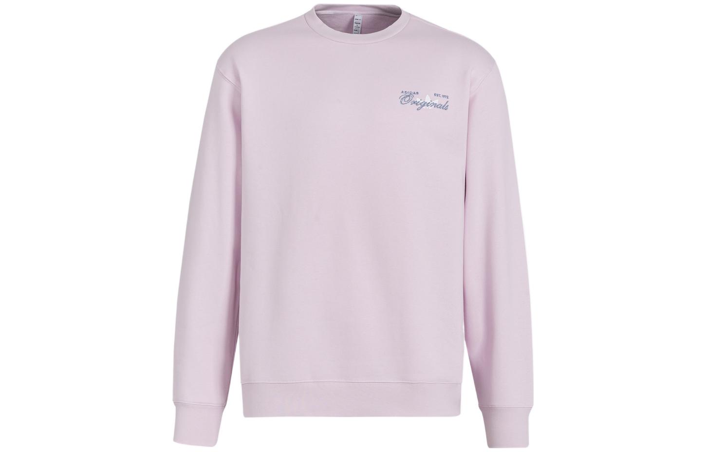 Adidas Originals Sweatshirts Men s Pink Crew Neck Moderate Regular IM1205 XXL