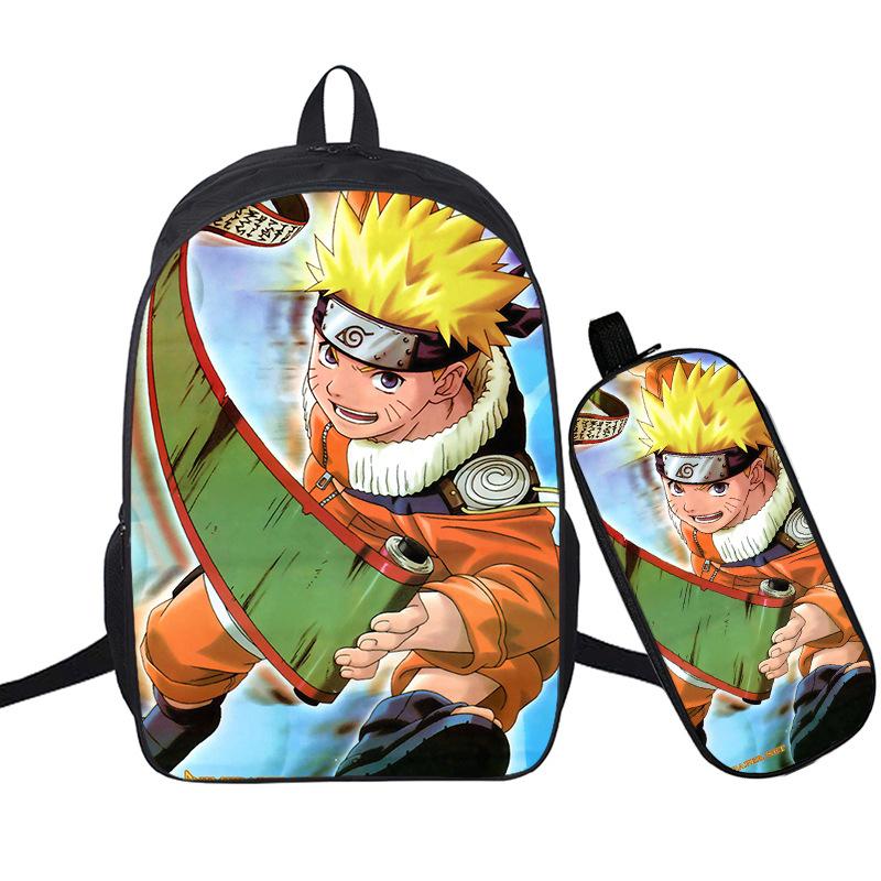 Riman 3D Digital Printing Backpack Two-piece Set Full-color Backpack Student Schoolbag