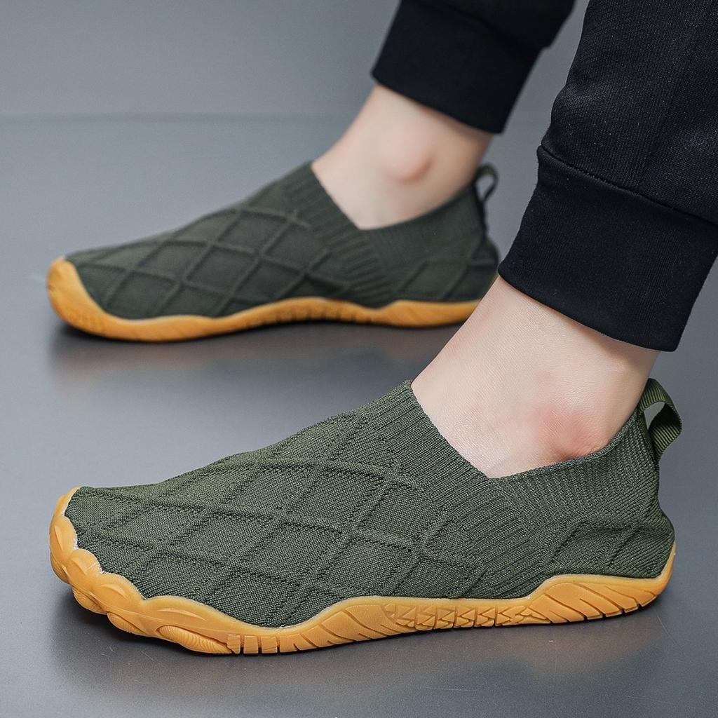 Chenma direct sales new flying woven outdoor hiking fishing wading shoes indoor fitness non-slip five-finger barefoot shoes