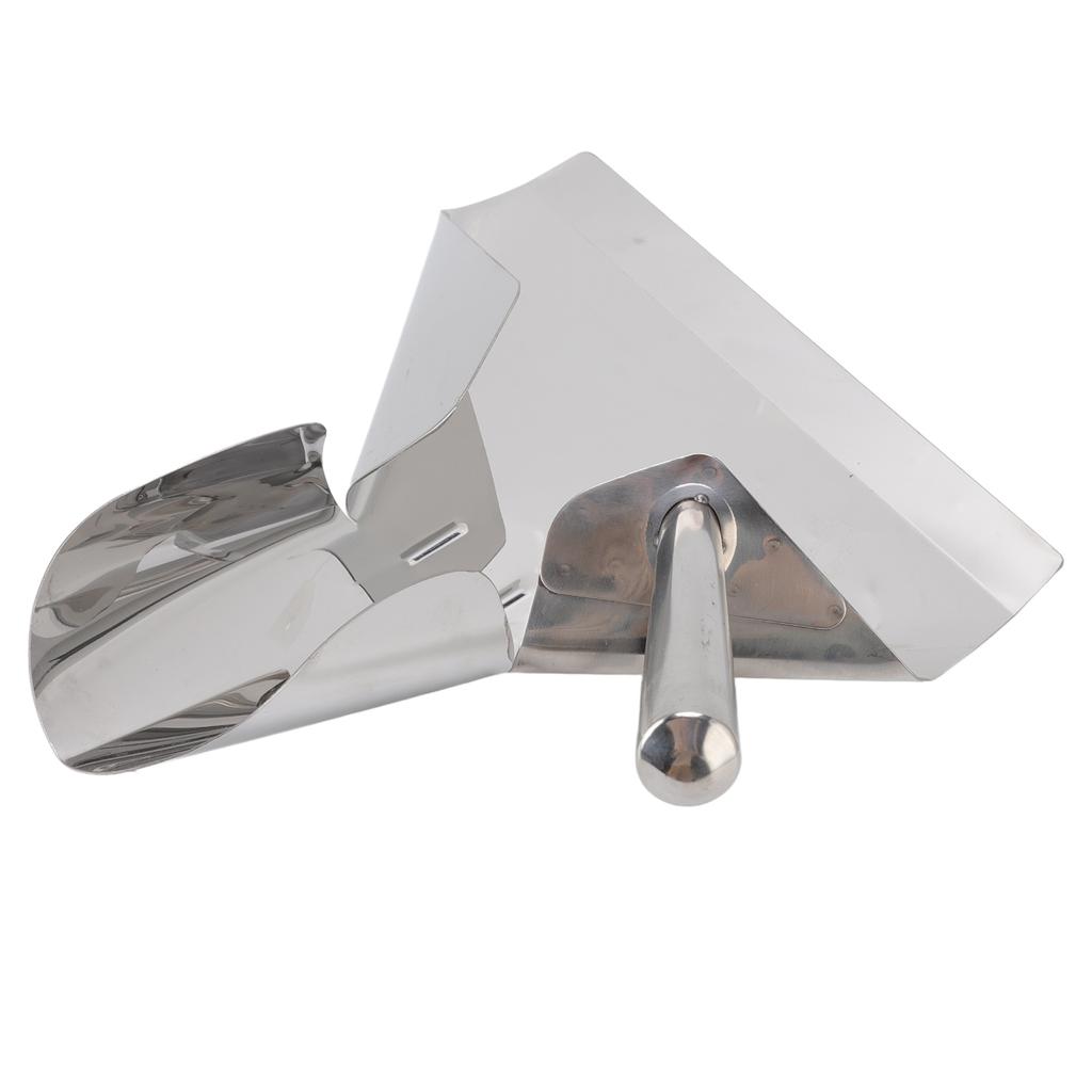 French Fries Shovel Rustproof Stainless Steel Food French Fry Popcorn Shovel French Fry Bagger Scooper for Cinemas