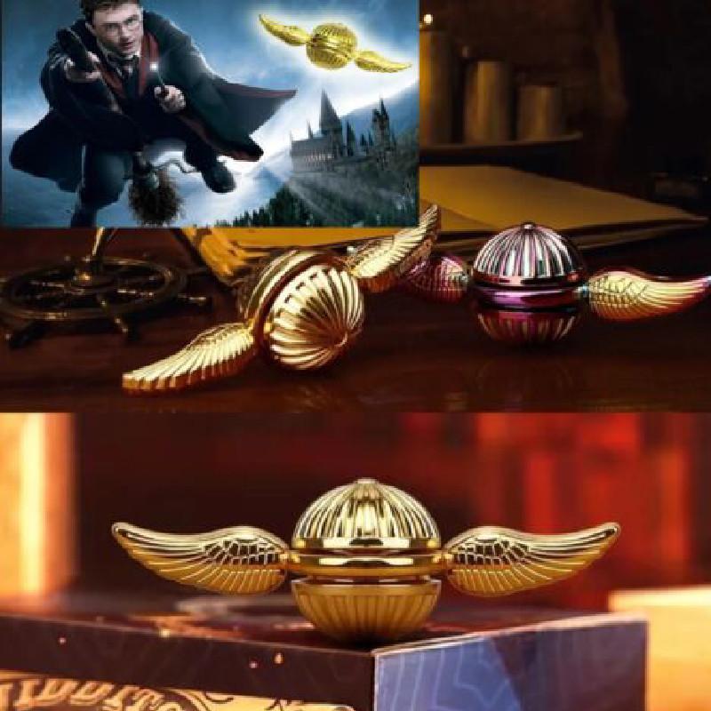 Potter Schnatz Goldener Handspinner Metall Anti-Stress ADHS Spielzeug Autismus
