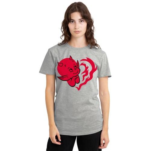 Hot Stuff Unisex Adult Heart T-Shirt