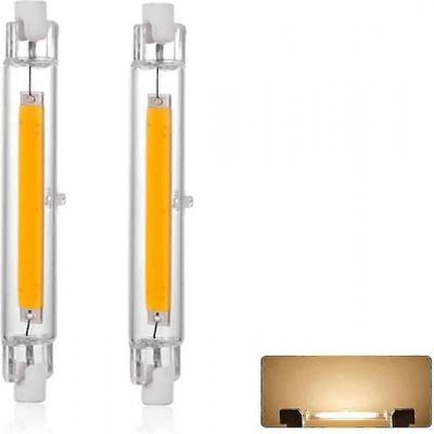 R7s LED Bulb 78-118mm 5-20W Dimmable, Warm White 3000K 3000lm, Linear Replacement for J118 300W Halogen Lamp Less