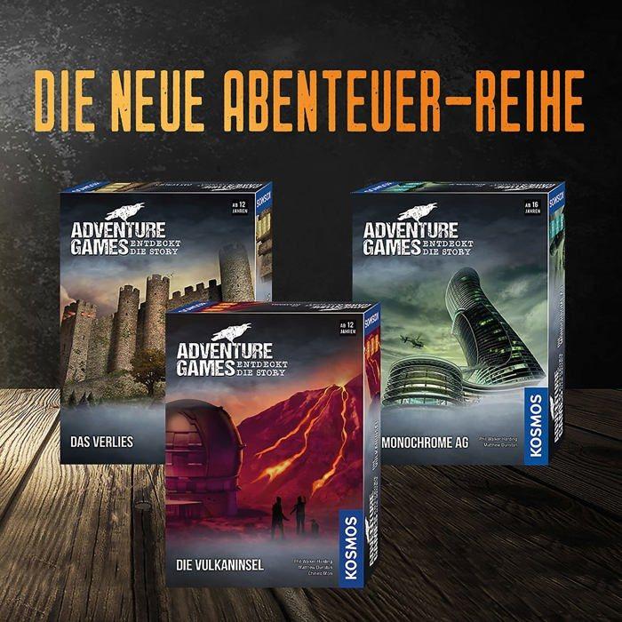 Jeu de societe - jeu de plateau kosmos - 693169 - franckh- adventure games - die vulkaninsel: 1-4 spieler