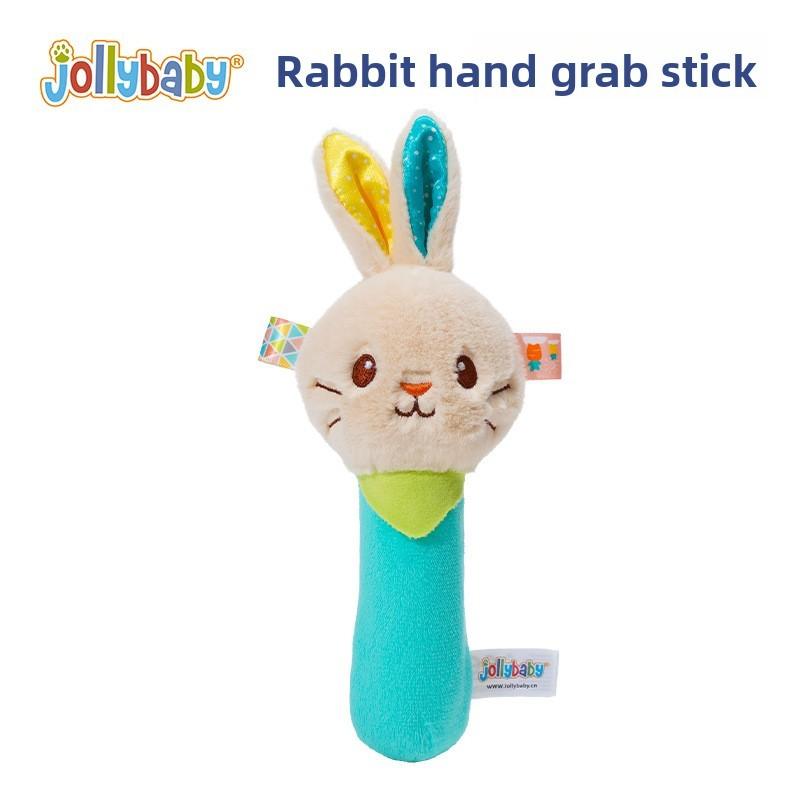 Baby Hand Grip Toy With Rabbit Duck Design For Early Development And Comfort For Infants
