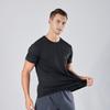 Unisex Quick-Dry Short Sleeve Running T-shirt - Solid Color Sportswear