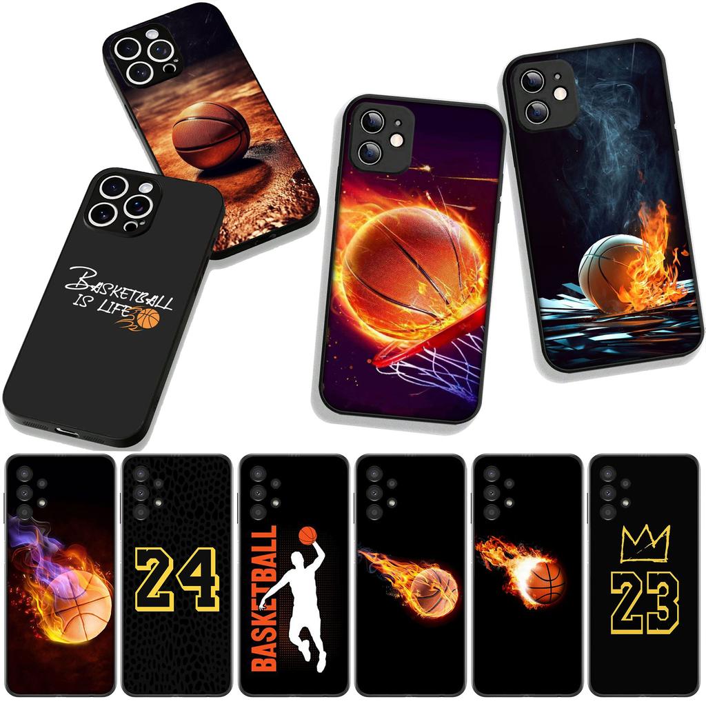 Hot Basketball Sports Phone Cover for Samsung Galaxy A36 A17 A26 A07 A35 A54 A53 A13 A33 A34 S8 S9 S20 S21 FE S10 Plus Case