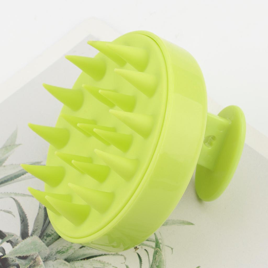 Silicone Shampoo Scalp Hair Massager Head Body Scalp Massage Brush Scalp Massage Brush Comb Magic Handle Brush Spa Massage Brush