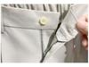 Men's Slim Summer Nine-Point Suit Trousers - Lightweight and Trendy