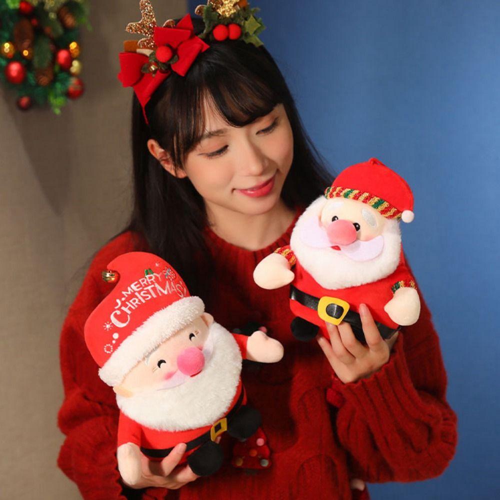 Snowman Christmas Stuffed Plush Toys Plush Christmas Reindeer Doll  Toddler