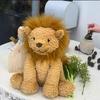 Domestic Wavy Fur Lion Plush Doll – Soft Toy Gift for Girls