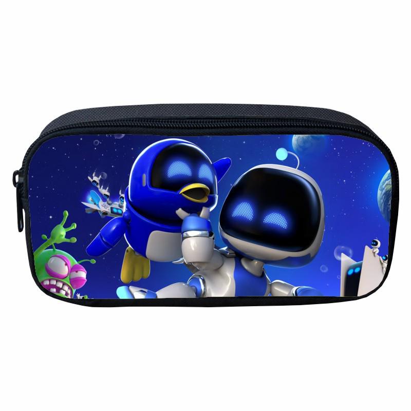 ASTRO BOT Robot Pencil Case: Cartoon Storage Box for Children's School Stationery