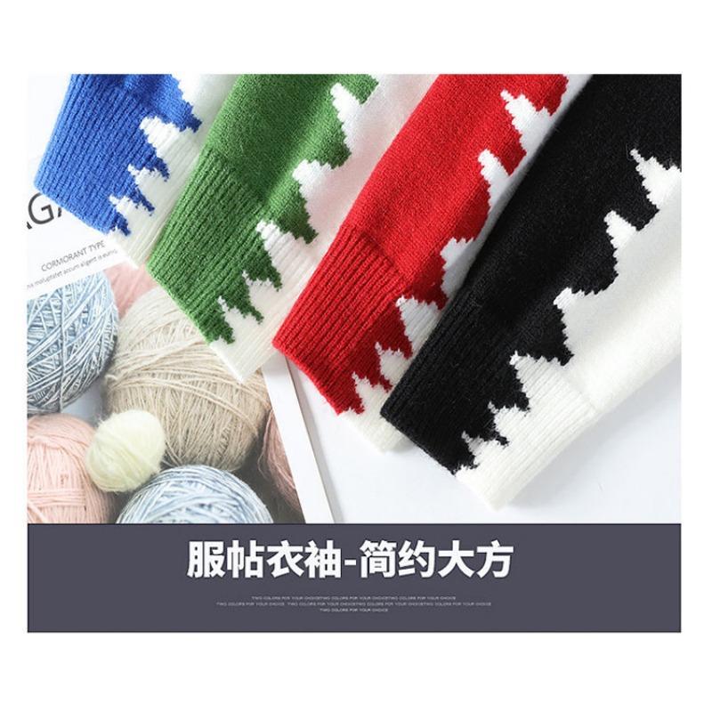 Men S Fashion Round Neck Long Sleeve Warm Knit Sweater For Autumn Winter