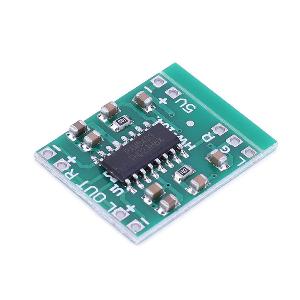 PAM8403 Module Audio Speaker Sound Amplifier Board Class D Super Mini Digital Amplifier Board DC2.5-5.5V Power Supply