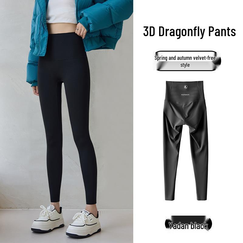 

High-Waist Velvet Thickened Yoga Pants - Winter Tummy Control & Butt Lift for Leg Lengthening L