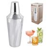Kinghoff KH-2063 500 Ml Stainless Steel Cocktail Shaker with Strainer, 3-Piece