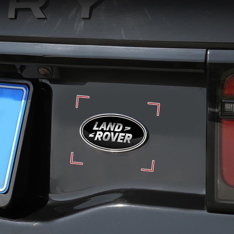 Akcesoria samochodowe Naklejka z emblematem 3D na przód i tył samochodu dla Land Rover SVR Discovery Velar Evoque Freelander Range Rover L322