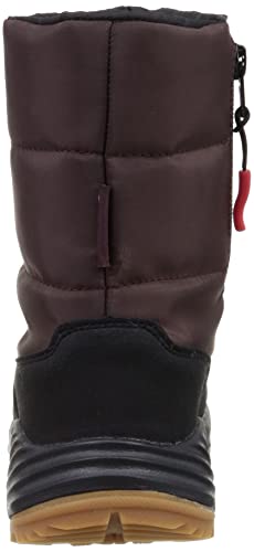 Hi-Tec HT WT012 JOKUTLL ZIP WP Winter Boots, Waterproof and Warm, Navy/Brown, Size 25.5 cm, 3E