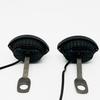 Motorcycle-modified 12V 10W LED Spotlights 3600LM Paired Twin Lights Yellow White Beams Lens-equipped Flashing Headlights