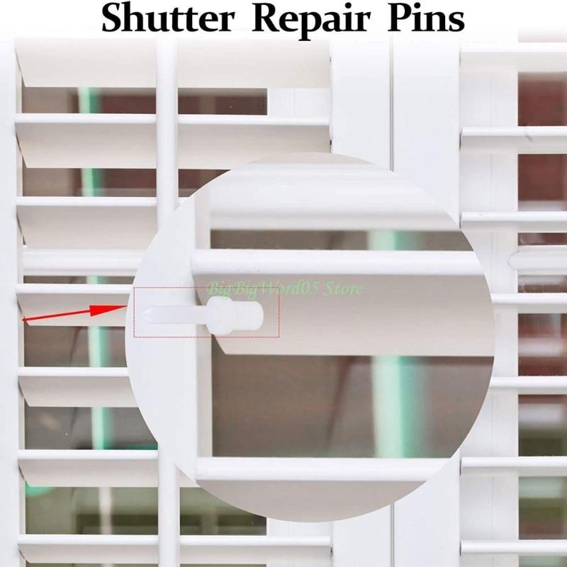 24TE 20Pieces Shutter Replacement Pins Plantation Shutter Repair Pins