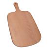 Beech Wood Cutting Board with Handle Decorative Kitchen Charcuterie Board for Cheese Meat Vegetables 33x20x1.5cm Beech