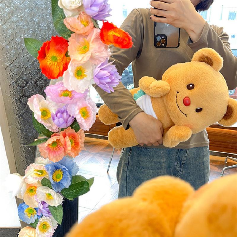 Adorable Honey Bear Plush Toy Soft Cute Cartoon Couple Gift For Kids And Girlfriend
