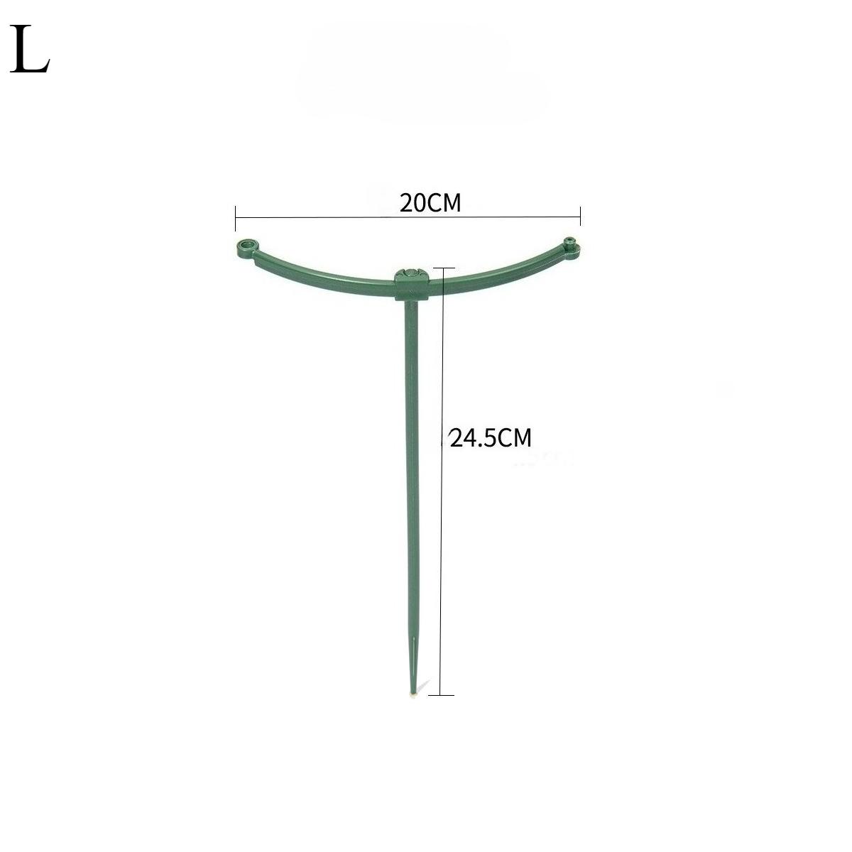 

2/4/8/10/12 шт. Пластиковая опорная стойка Колышек Опора для растений Колышек для цветов Теплицы Аранжировка Фиксирующий стержень Держатель Садовые инструменты L-8PCS зелёный